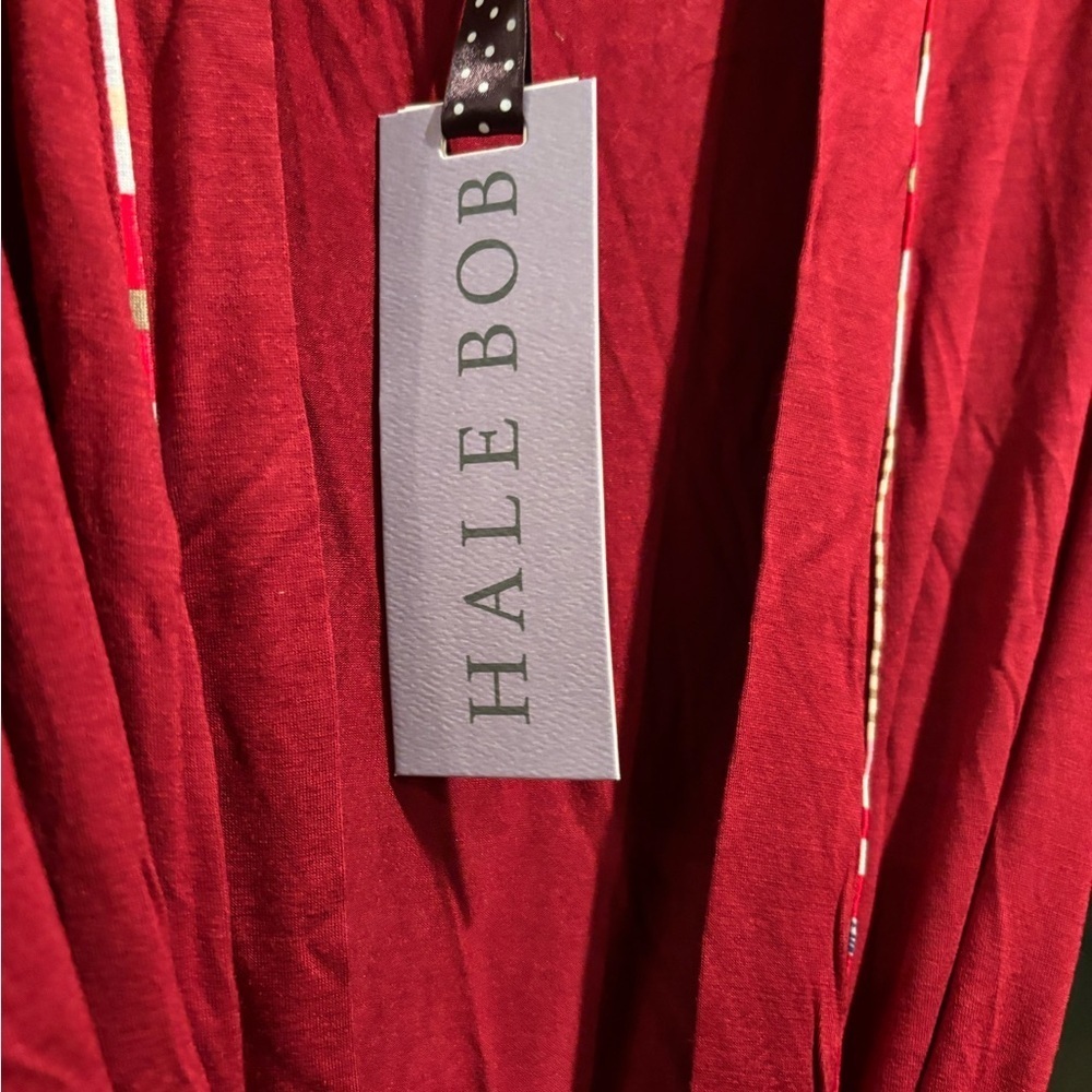 Hale Bob Burgundy Women's Robe - Picture 8 of 11
